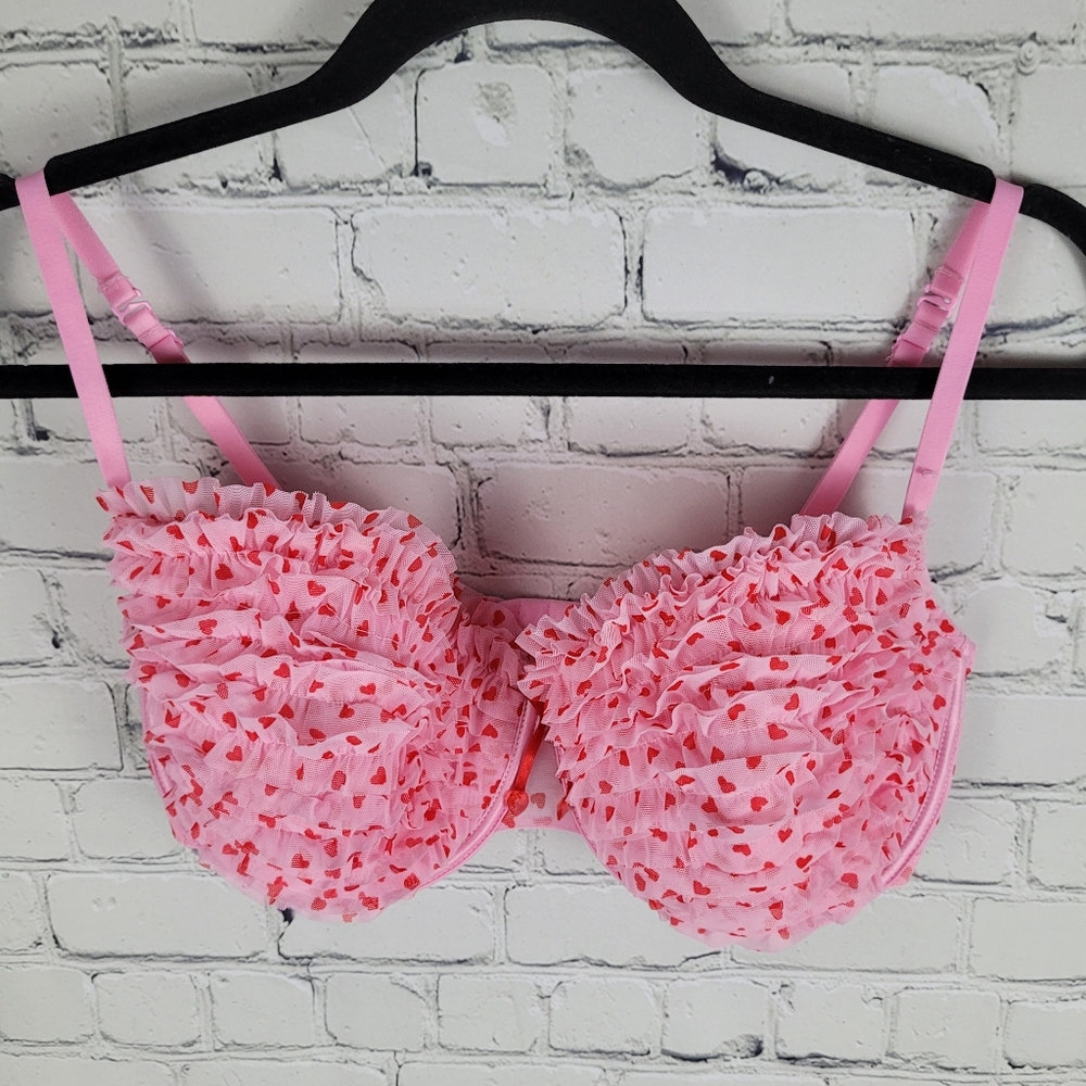 LA SENZA | ruffle heart underwire lightly lined bra